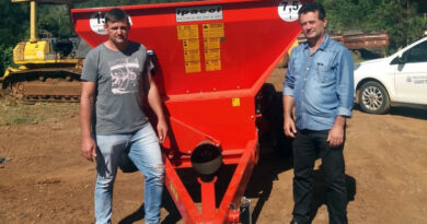 Equipamento fica a disposição de todo o setor agrícola do município